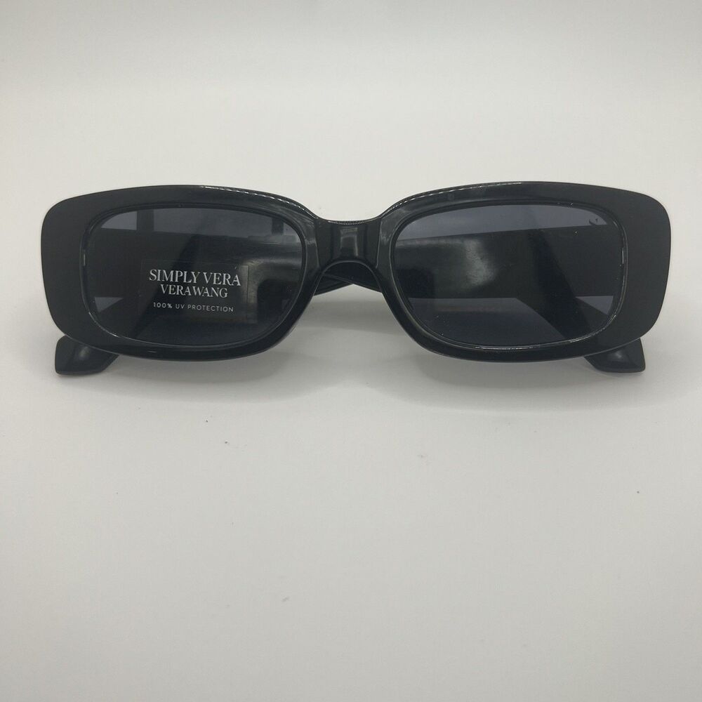 Vera Wang Simply Vera Sunglasses New Black Frame
